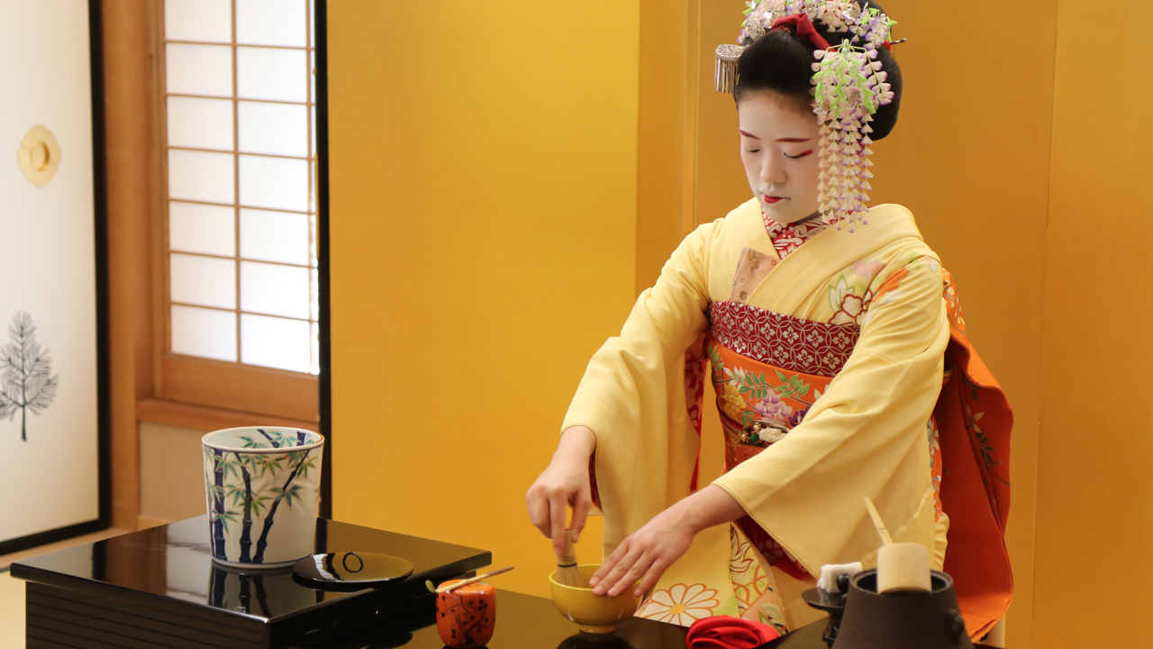 茶道の実演