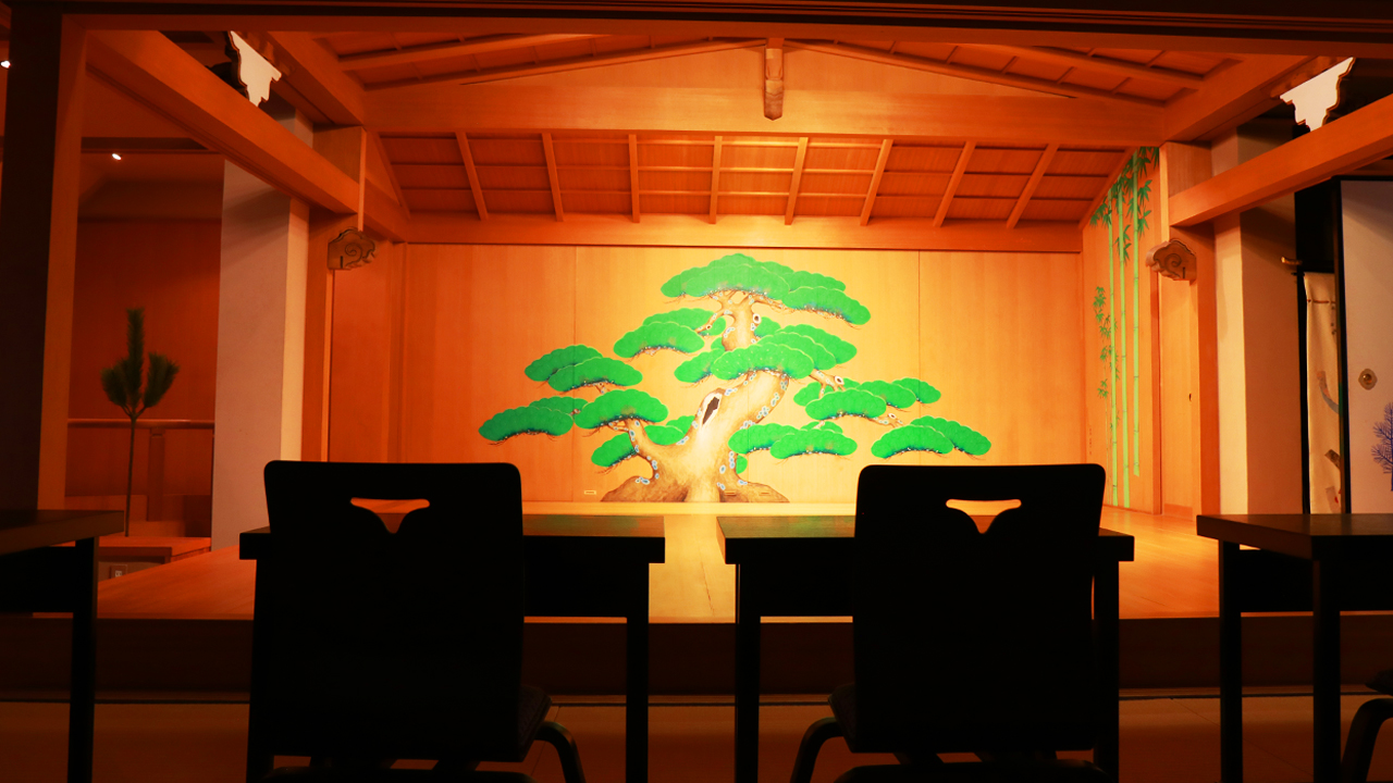 椅子席でのお茶の席